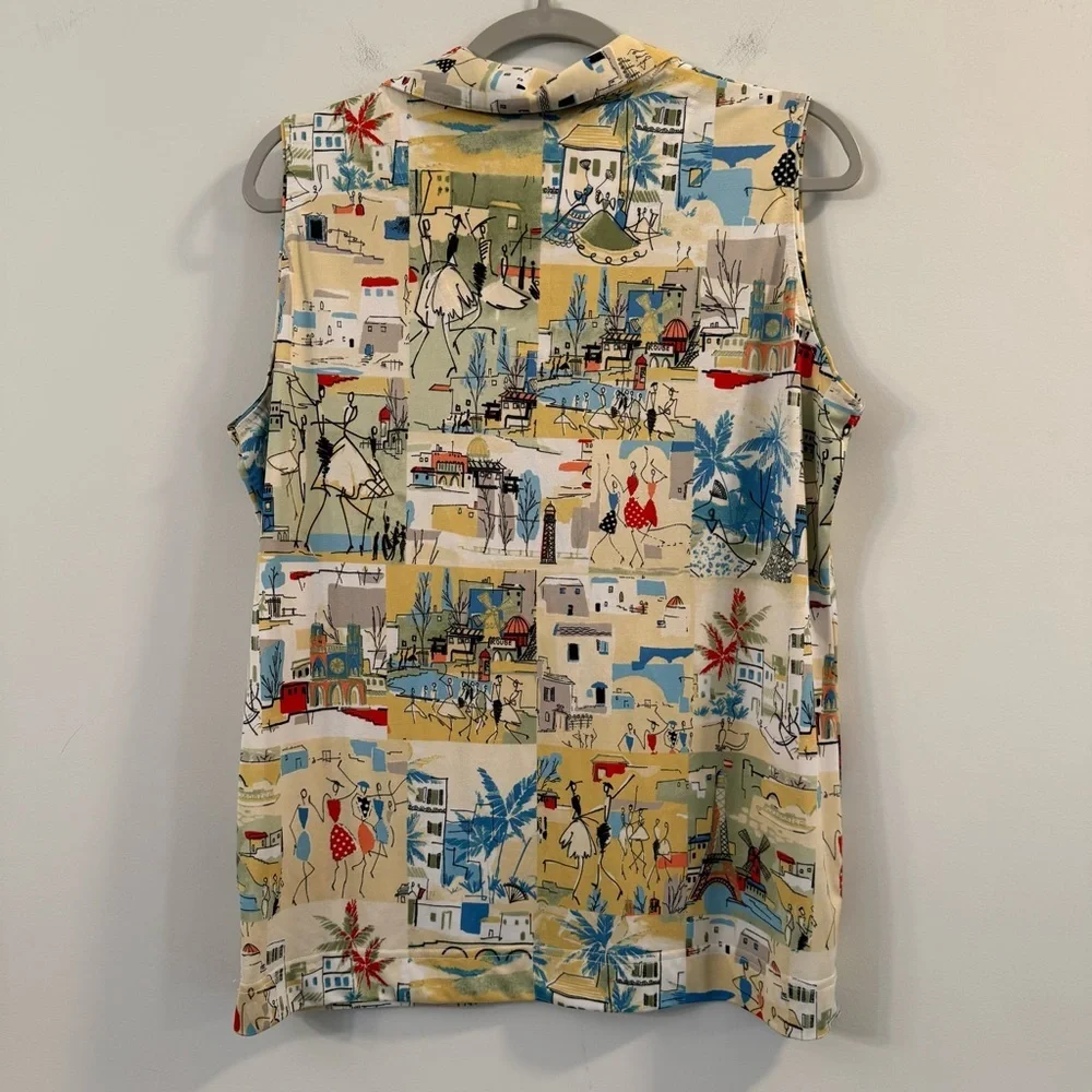 Sport Haley Multicolor Sleeveless Blouse - Picture 3 of 3